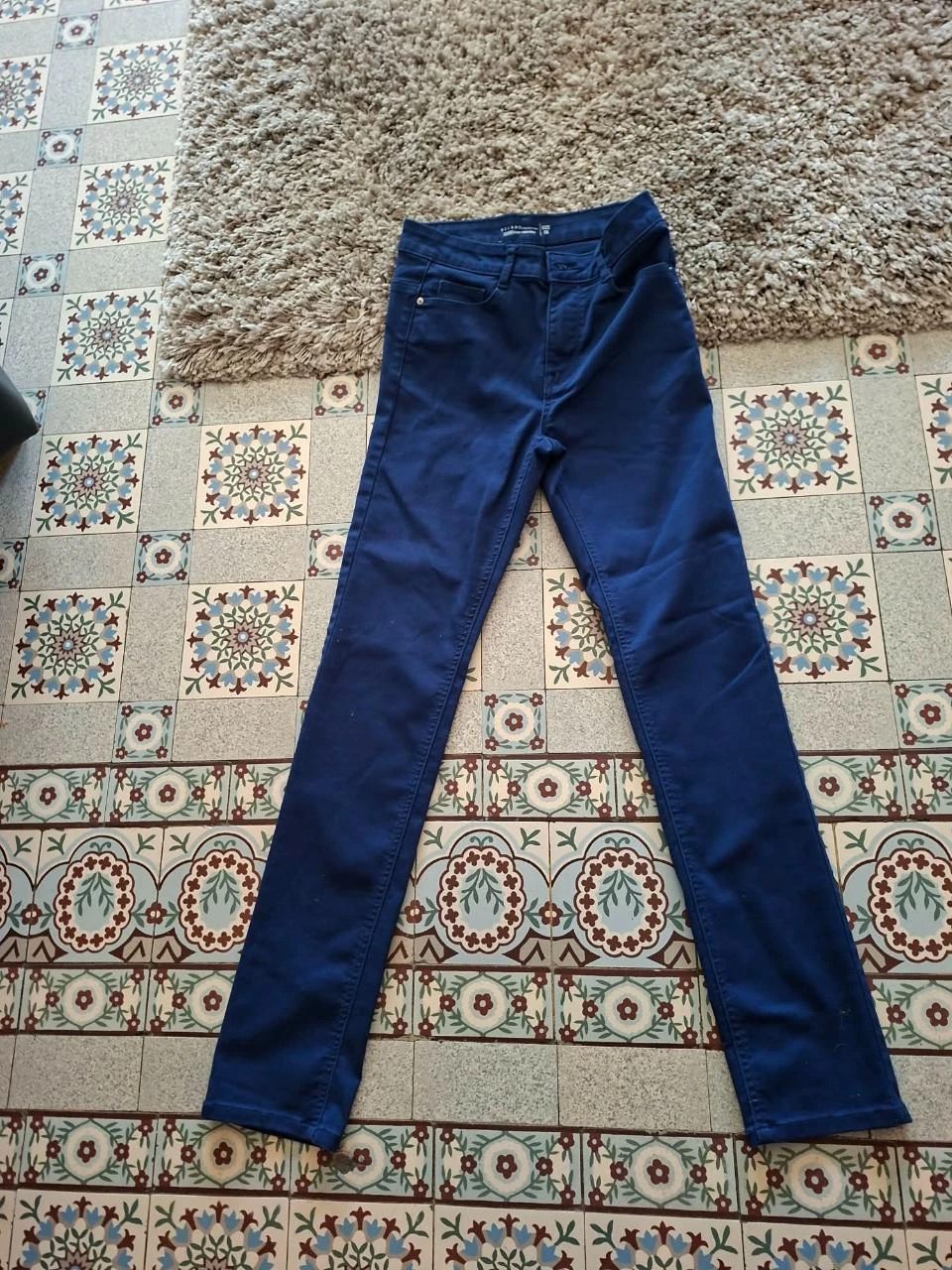 Marineblauwe skinny broek / Bel&Bo